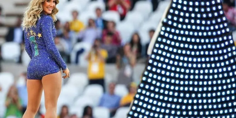 Imagem ilustrativa da imagem Figurino de Claudia Leitte na Copa custou cerca de R$ 2 mi