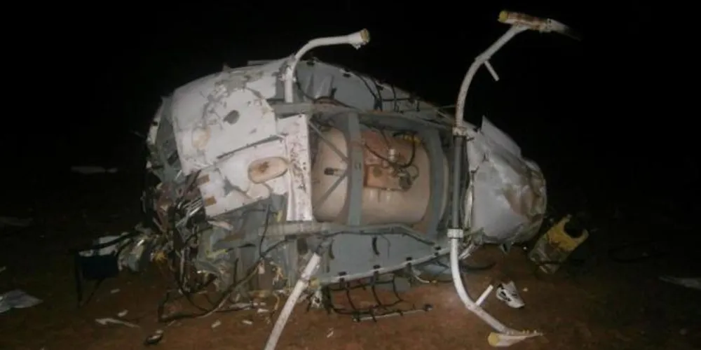 Imagem ilustrativa da imagem Polícia diz que falha mecânica derrubou helicóptero 
