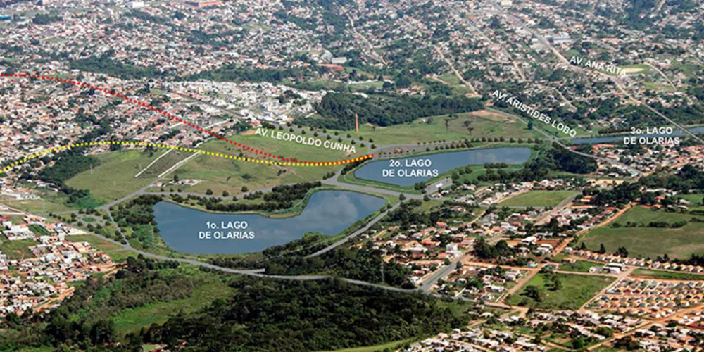 Imagem ilustrativa da imagem Prefeitura inicia obras do projeto do Lago de Olarias