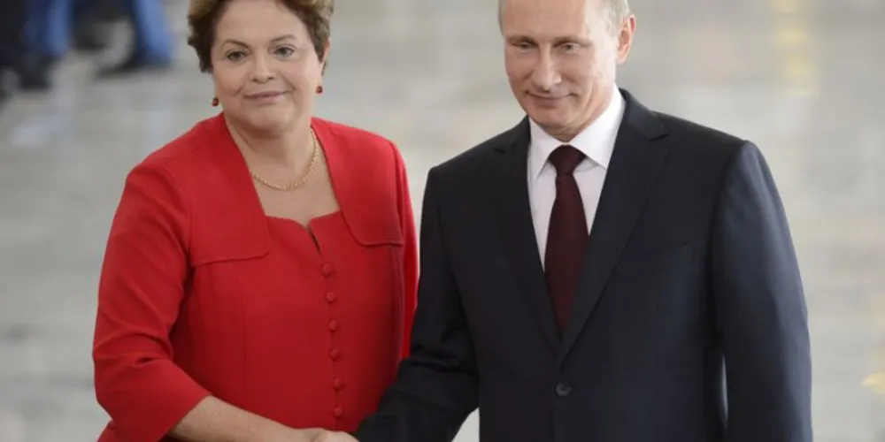 Imagem ilustrativa da imagem Dilma e Putin se encontram antes de reunião do Brics