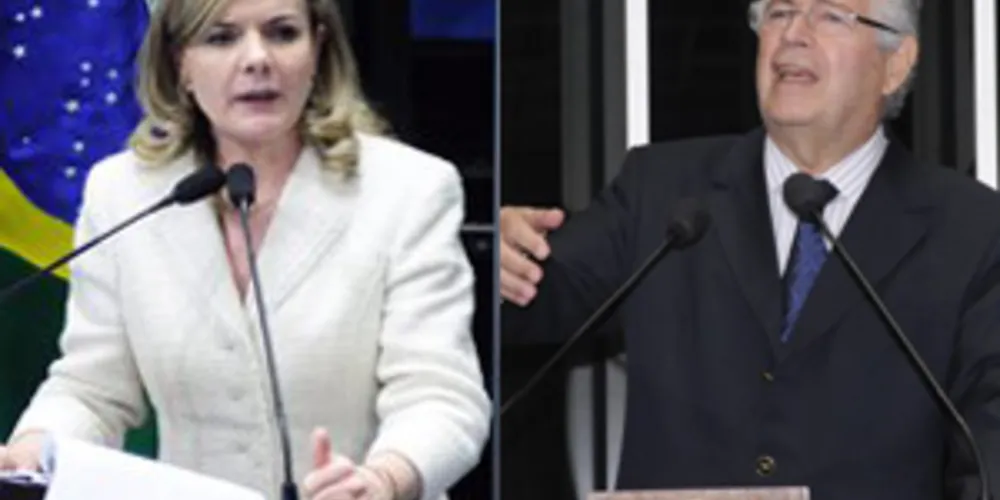 Imagem ilustrativa da imagem Gleisi e Requião trocam farpas e fazem mini-debate no Twitter