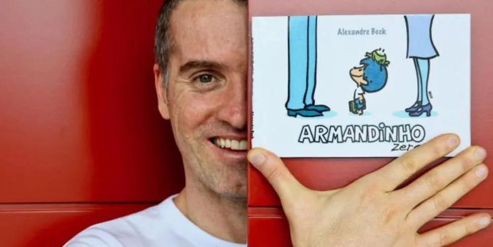 Imagem ilustrativa da imagem Alexandre Beck lança livro de tirinhas ‘Armandinho’