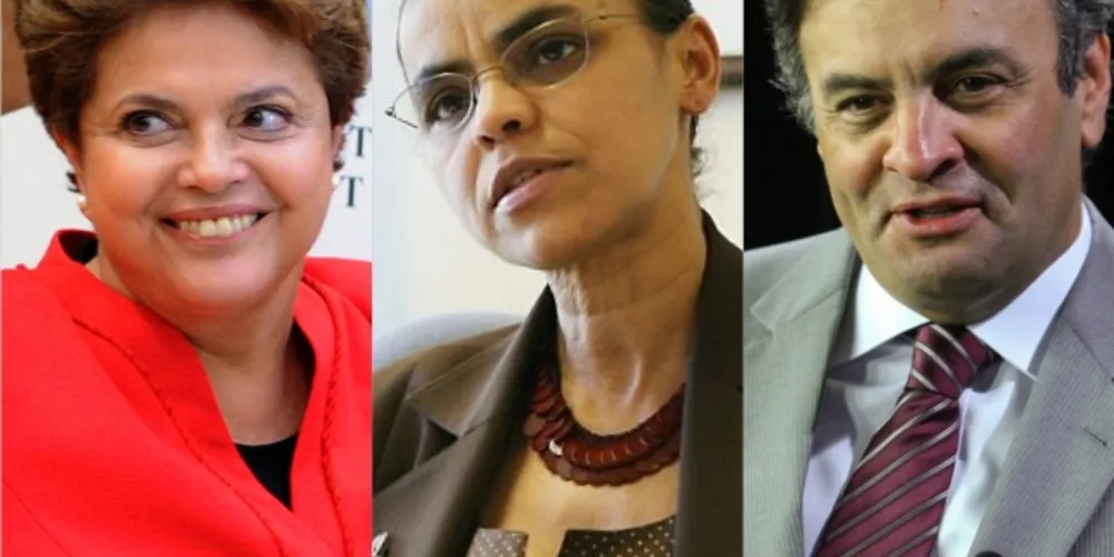 Imagem ilustrativa da imagem Ibope: Dilma tem 38%; Marina, 29%; e Aécio, 19%