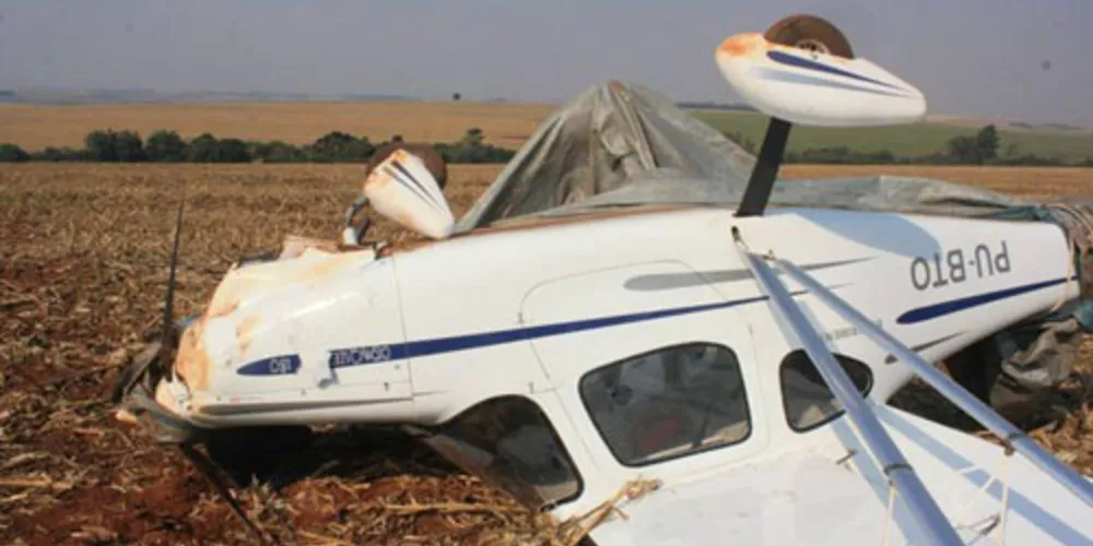 Imagem ilustrativa da imagem Aeronave faz pouso forçado em zona rural no Paraná