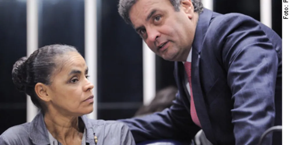 Imagem ilustrativa da imagem Aécio pode renunciar no 1ª turno e apoiar Marina Silva, diz jornal