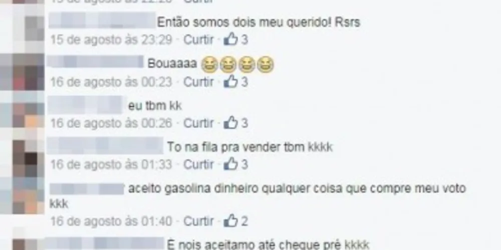 Imagem ilustrativa da imagem Usuários colocam votos à venda em grupo do Facebook