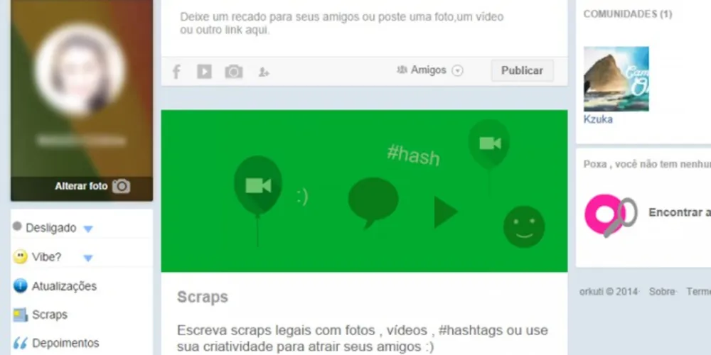 Imagem ilustrativa da imagem Brasileiro cria 'Orkuti' e rede social bomba na internet