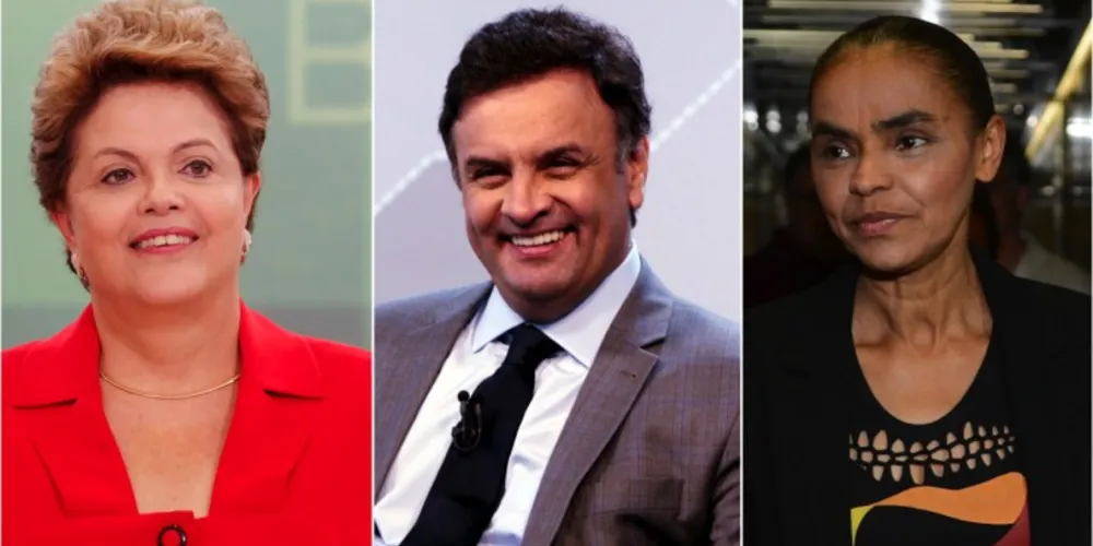 Imagem ilustrativa da imagem Dilma lidera no Datafolha e Aécio passa à frente de Marina