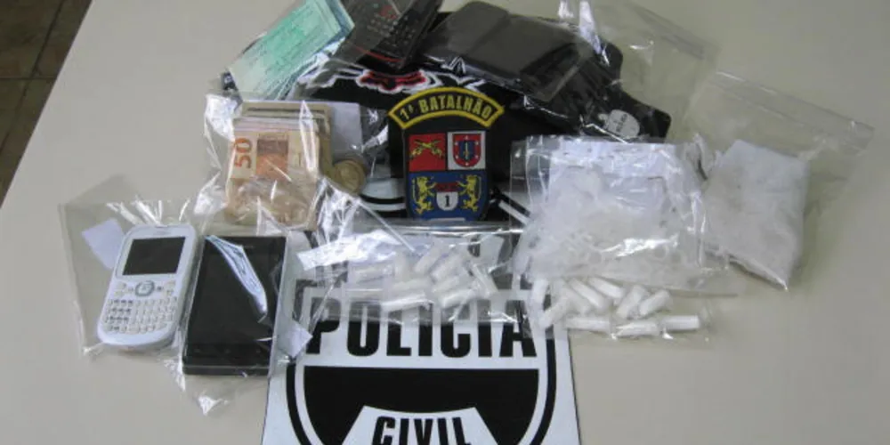 Imagem ilustrativa da imagem Cinco pessoas são presas por tráfico de drogas em Carambeí