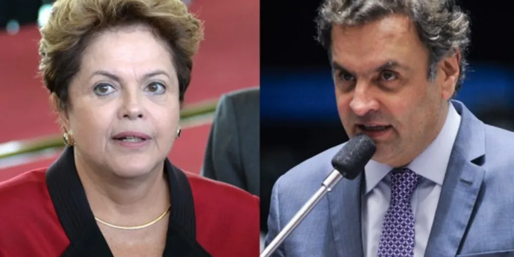 Imagem ilustrativa da imagem Ibope aponta queda de Dilma e avanço de Aécio