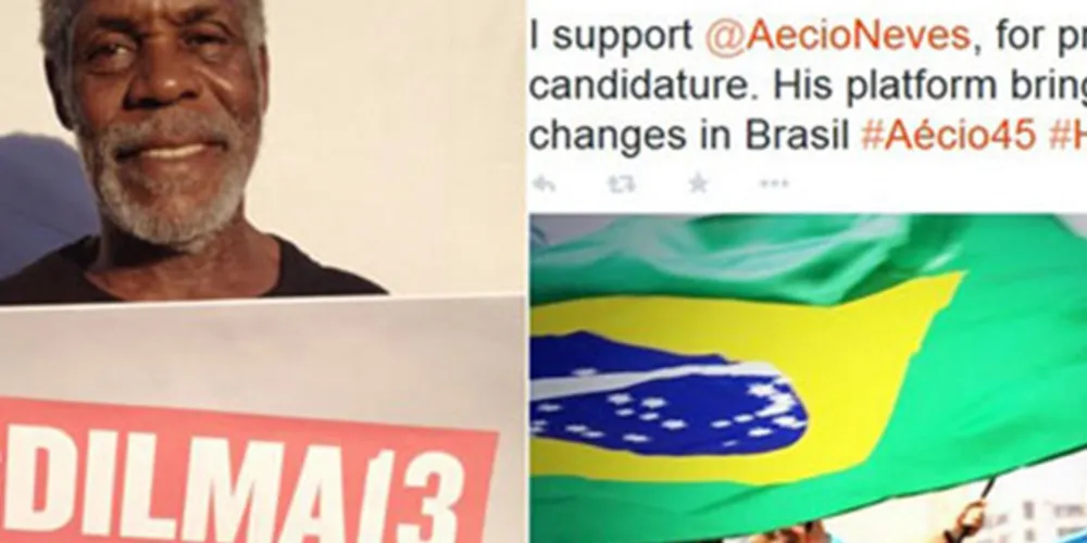 Imagem ilustrativa da imagem Atores de Hollywood declaram apoio a Dilma e Aécio