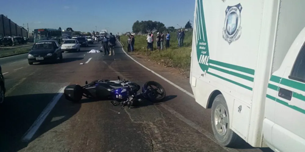 Imagem ilustrativa da imagem Motociclista atropela cachorro, perde o controle e morre