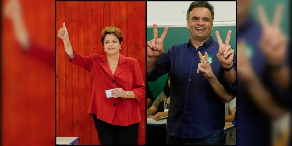 Imagem ilustrativa da imagem Dilma e Aécio votam e trocam 'farpas' sobre campanha