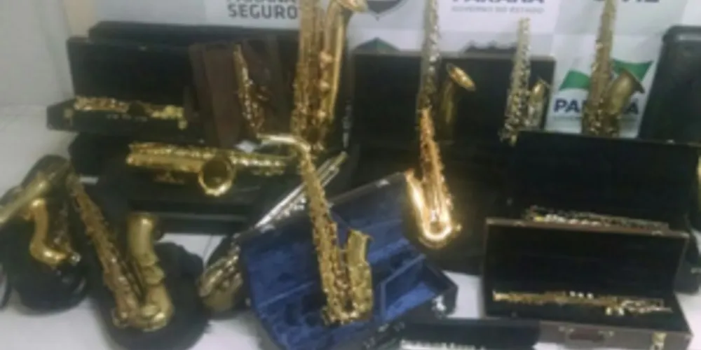 Imagem ilustrativa da imagem Músico religioso é detido com 20 saxofones furtados em Curitiba