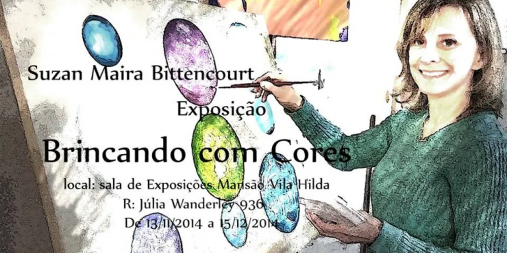 Imagem ilustrativa da imagem 'Vila Hilda' recebe exposição ‘Brincando com cores’