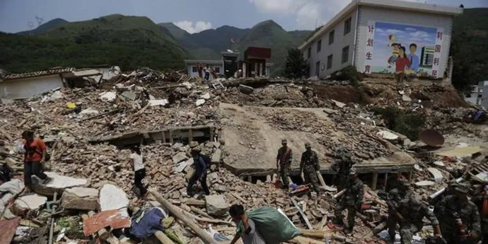 Imagem ilustrativa da imagem Terremoto na China deixa quatro mortos e 54 feridos