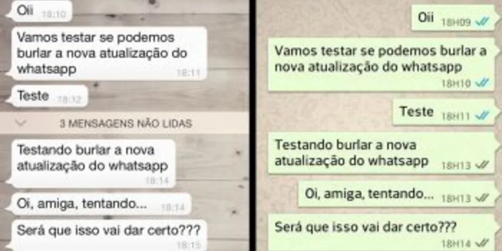 Imagem ilustrativa da imagem Saiba como burlar o novo recurso do WhatsApp