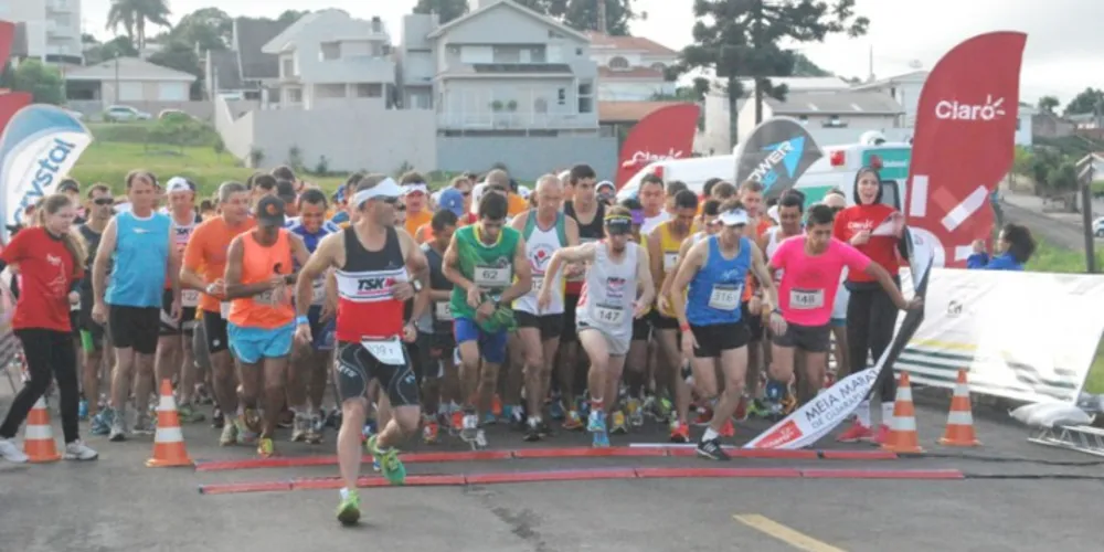 Imagem ilustrativa da imagem Meia Maratona de Guarapuava reúne 400 corredores