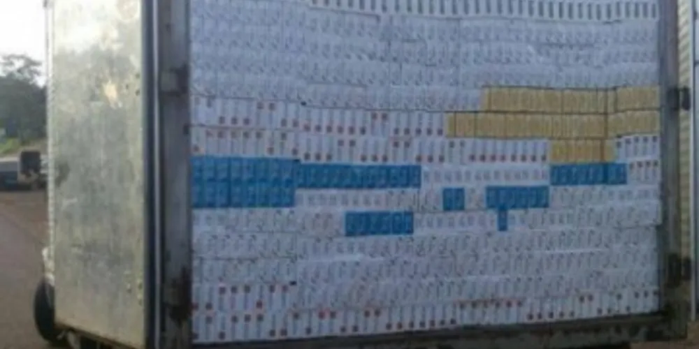 Imagem ilustrativa da imagem PRF apreende 110 mil maços de cigarros contrabandeados