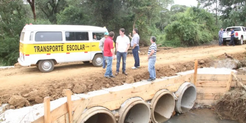 Imagem ilustrativa da imagem Prefeitura de Guarapuava vistoria obras em pontes