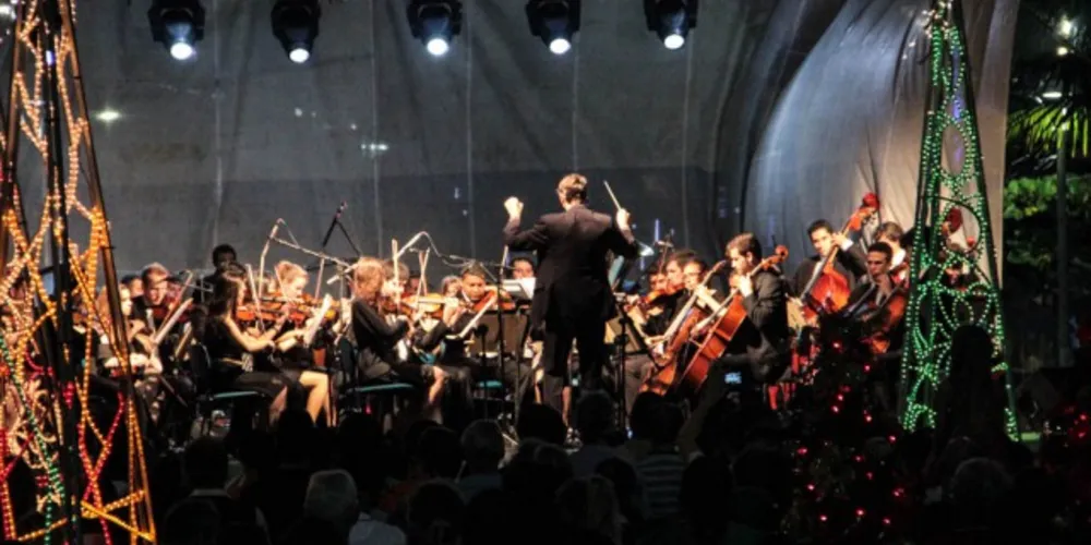 Imagem ilustrativa da imagem Orquestra realiza Concerto de Natal com três corais em PG