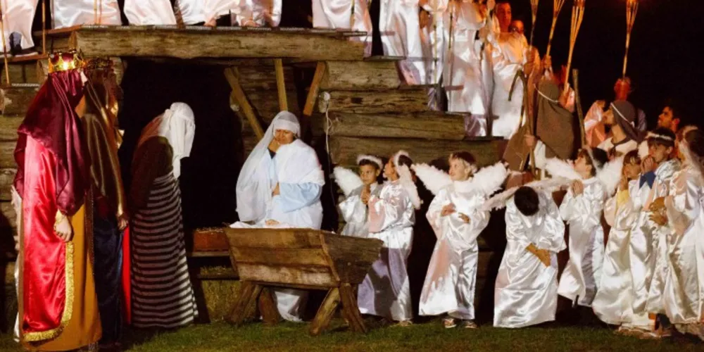 Imagem ilustrativa da imagem Nascimento do menino Jesus é encenado em musical