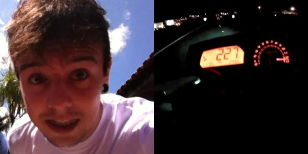 Imagem ilustrativa da imagem Jovem morto em acidente postou foto com moto a 227 km/h