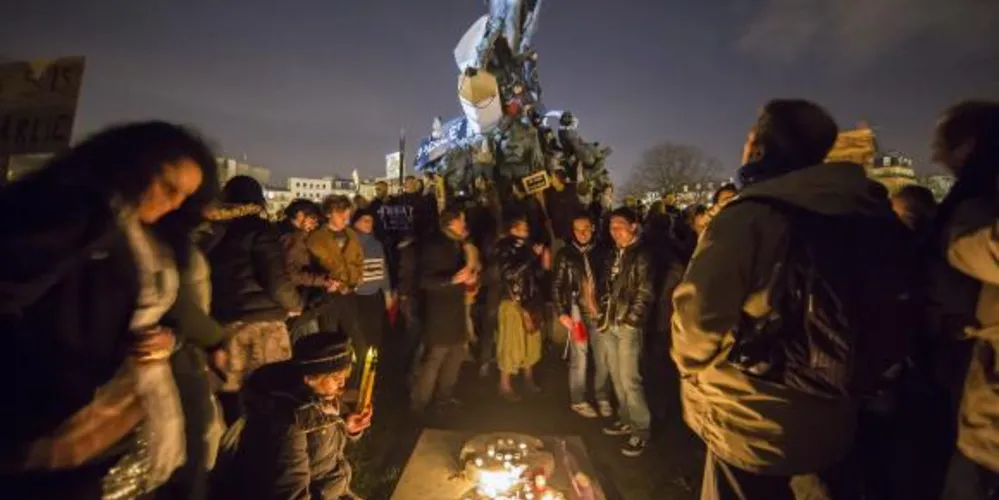 Imagem ilustrativa da imagem Manifestação contra terrorismo reúne milhões na França
