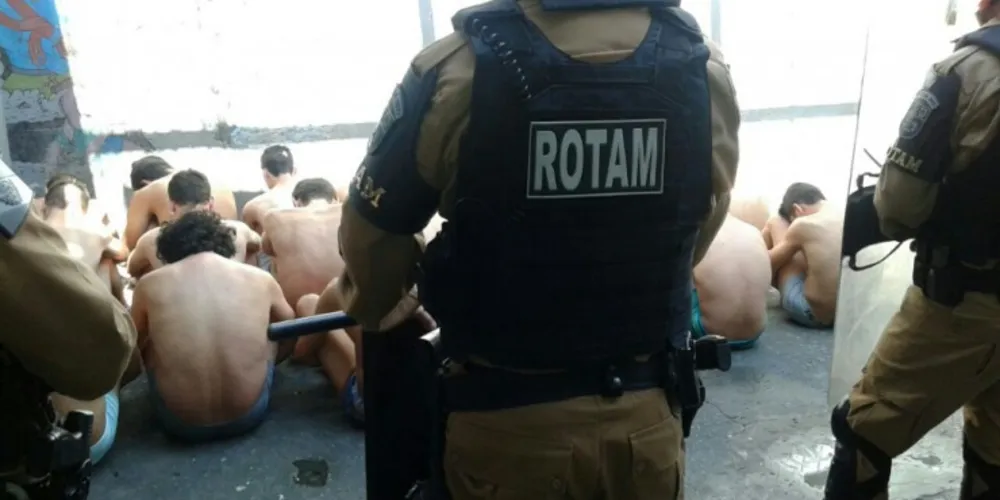 Imagem ilustrativa da imagem ‘Bate grade’ encontra celulares e estoques na cadeia de Irati