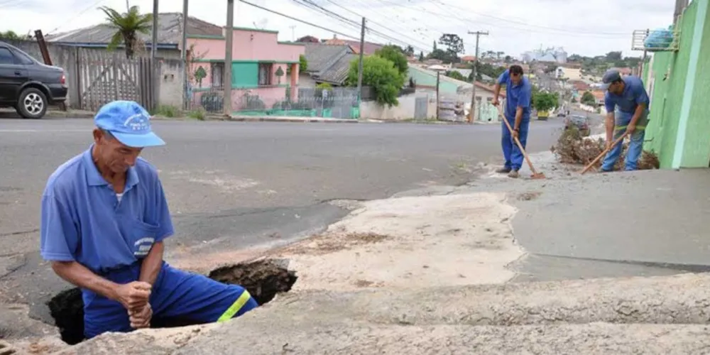 Imagem ilustrativa da imagem Governo realiza obras em vários bairros de PG