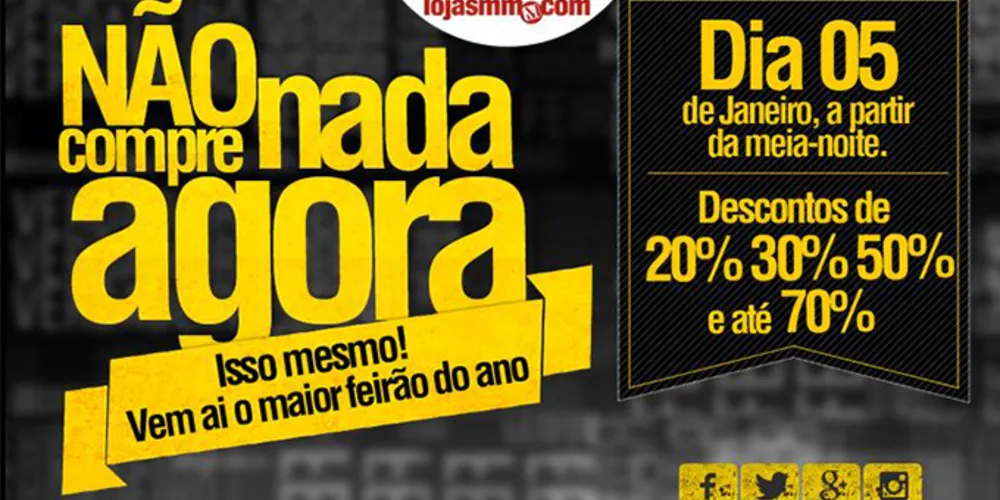 Imagem ilustrativa da imagem Lojasmm.com lança ‘O verdadeiro feirão da internet’