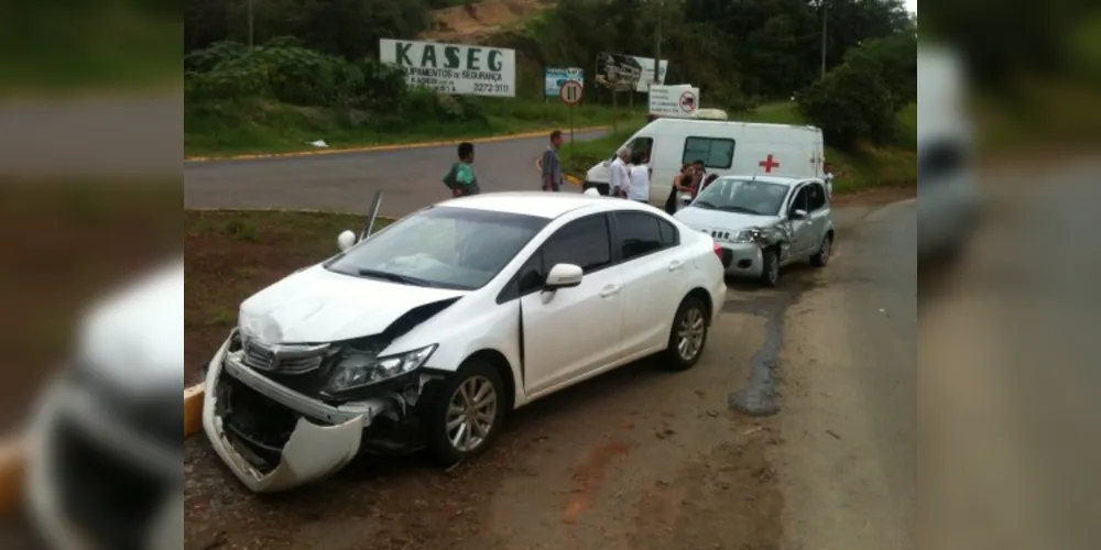 Imagem ilustrativa da imagem Acidente em Telêmaco Borba deixa motociclista ferido