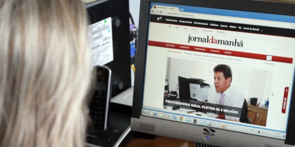 Imagem ilustrativa da imagem Jornal da Manhã apresenta novo portal de notícias
