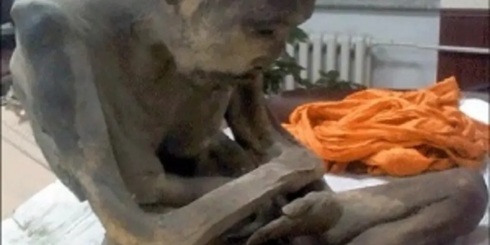 Imagem ilustrativa da imagem Budistas dizem que monge mumificado está meditando