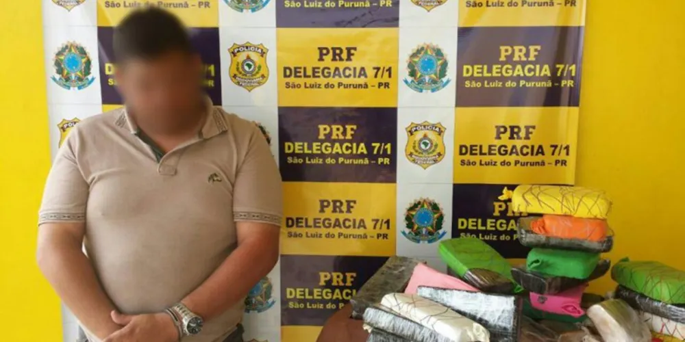 Imagem ilustrativa da imagem Homem é flagrado com 30 quilos de crack na BR-277