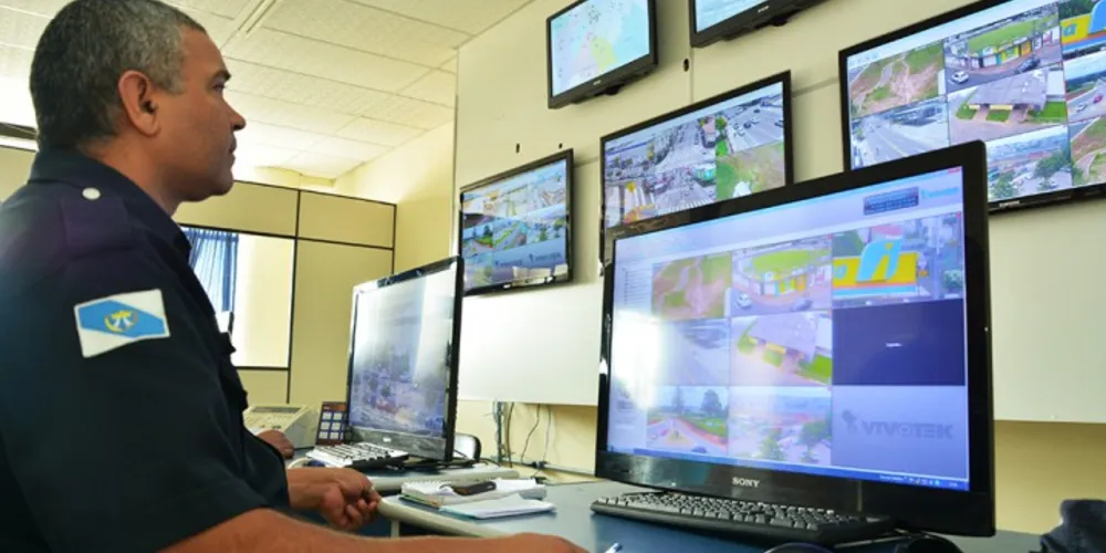 Imagem ilustrativa da imagem Monitoramento por vídeo reforça segurança em PG