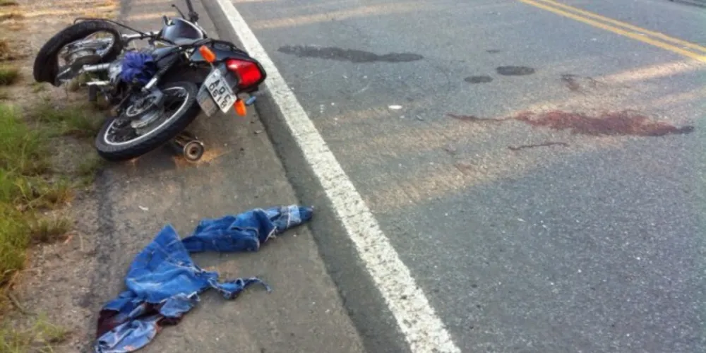Imagem ilustrativa da imagem Motociclista fica gravemente ferido em acidente na PR-151