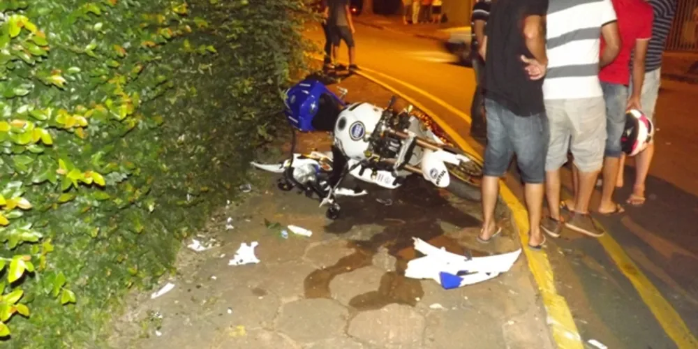 Imagem ilustrativa da imagem Motoqueiro fica em estado grave após acidente em TB