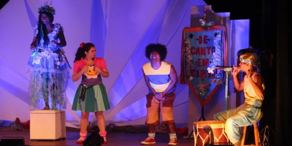 Imagem ilustrativa da imagem Com teatro, crianças aprendem sobre preservação da água