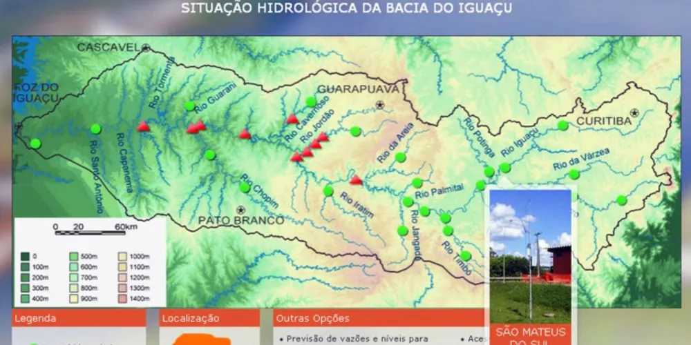 Imagem ilustrativa da imagem Copel divulga situação de reservatórios de usinas na internet