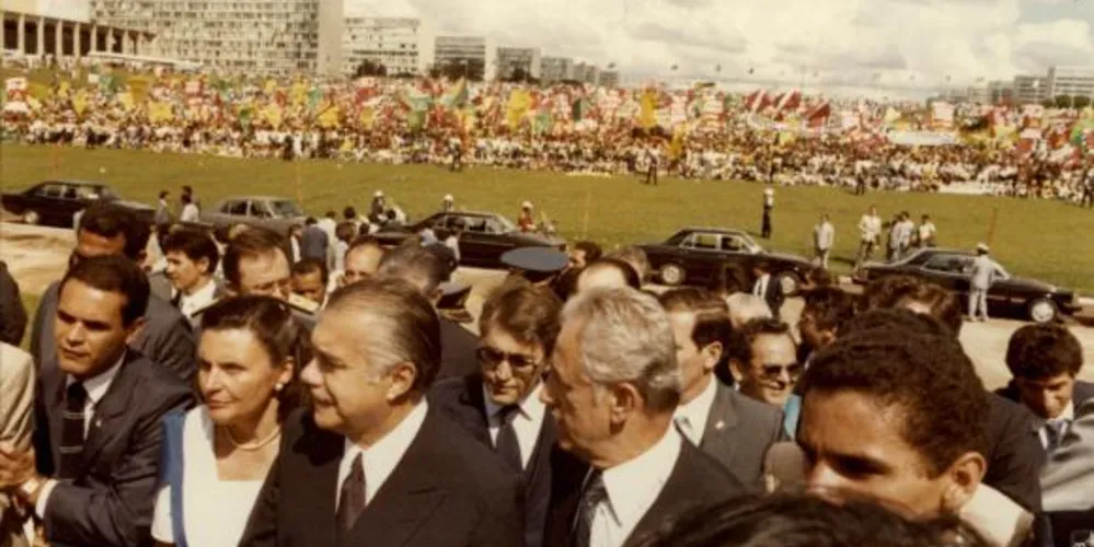Imagem ilustrativa da imagem Há 30 anos poder voltava aos civis no Brasil