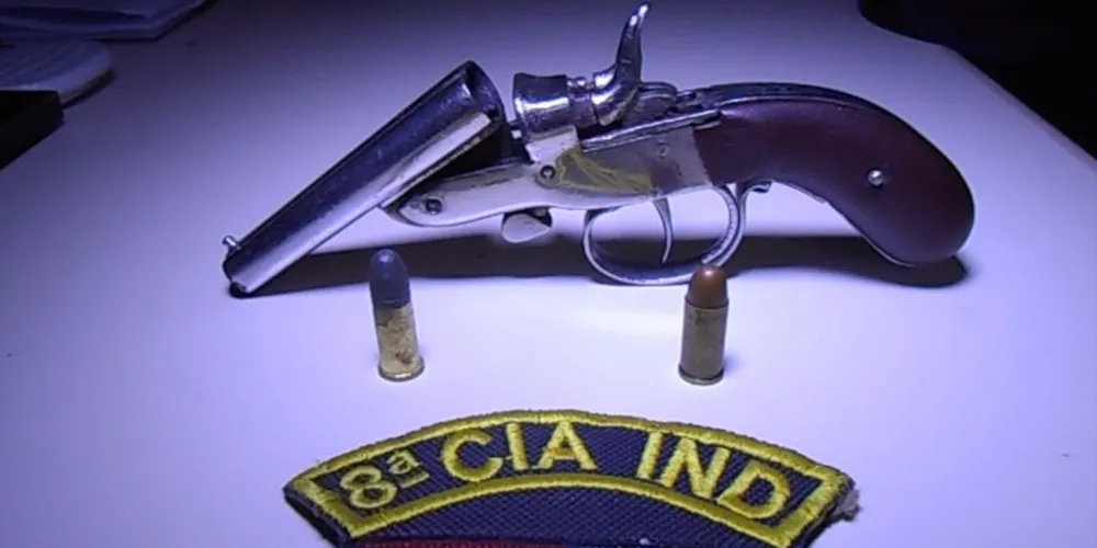 Imagem ilustrativa da imagem Após sofrer ameaças, mulher denuncia arma do marido