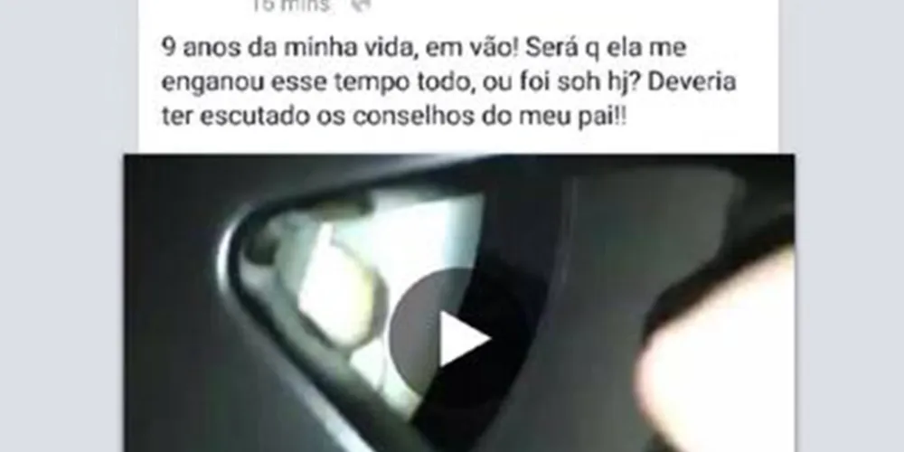 Imagem ilustrativa da imagem Estudante flagra namorada no motel e posta vídeo