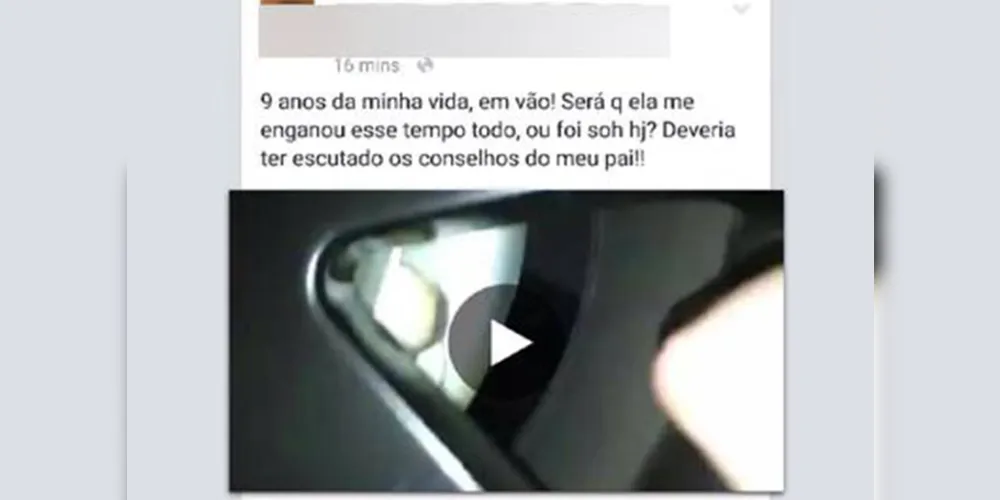 Imagem ilustrativa da imagem Estudante flagra namorada no motel e posta vídeo