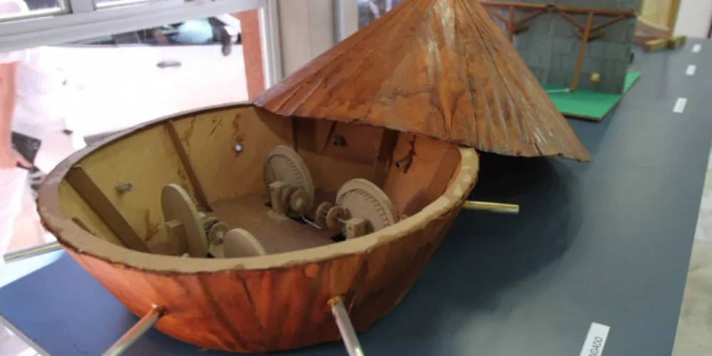 Imagem ilustrativa da imagem Termina hoje exposição de maquetes de Da Vinci