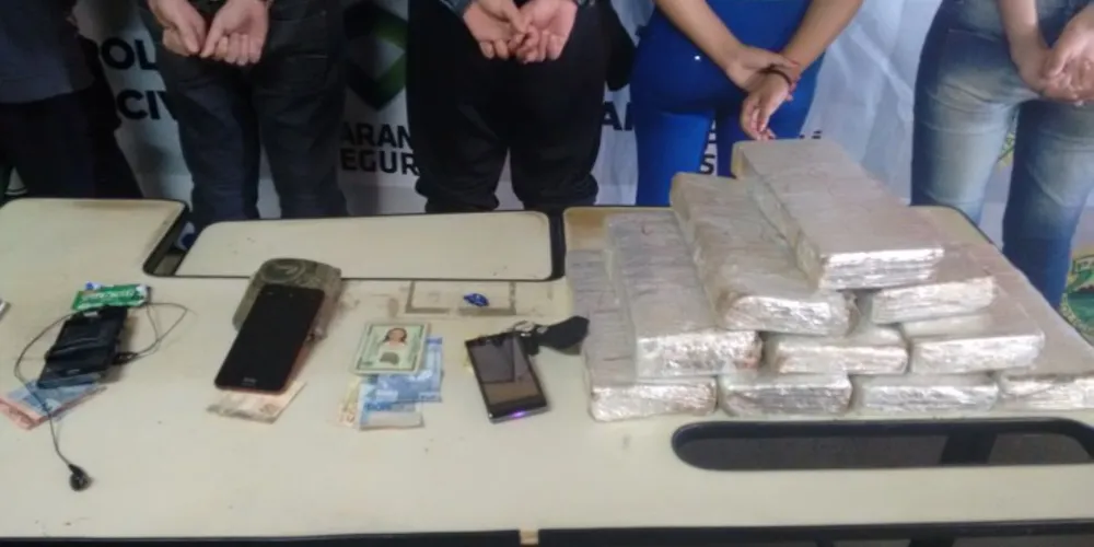 Imagem ilustrativa da imagem Ação conjunta 	apreende 13 kg de maconha em Telêmaco