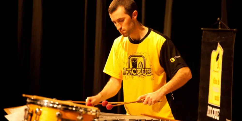 Imagem ilustrativa da imagem Percussionista gaúcho ministra oficina em Ponta Grossa