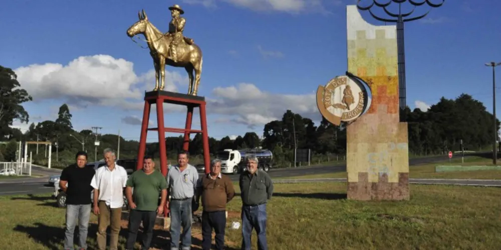 Imagem ilustrativa da imagem Piraí do Sul ganha monumento em homenagem ao tropeirismo