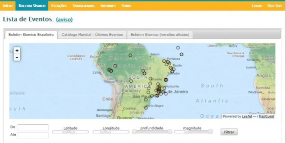 Imagem ilustrativa da imagem Prudentópolis registra tremor de terra de 3,1 graus