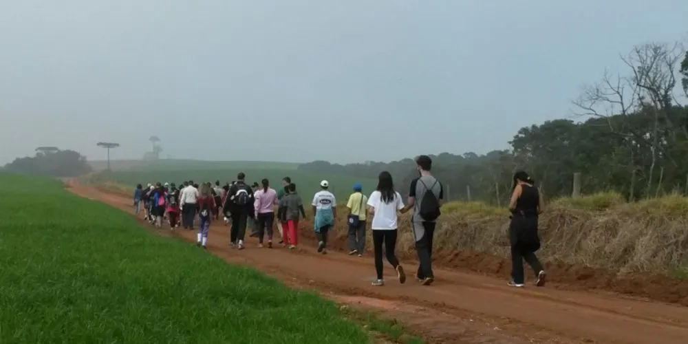 Imagem ilustrativa da imagem 4ª Caminhada em Castro reuniu cerca de 50 participantes
